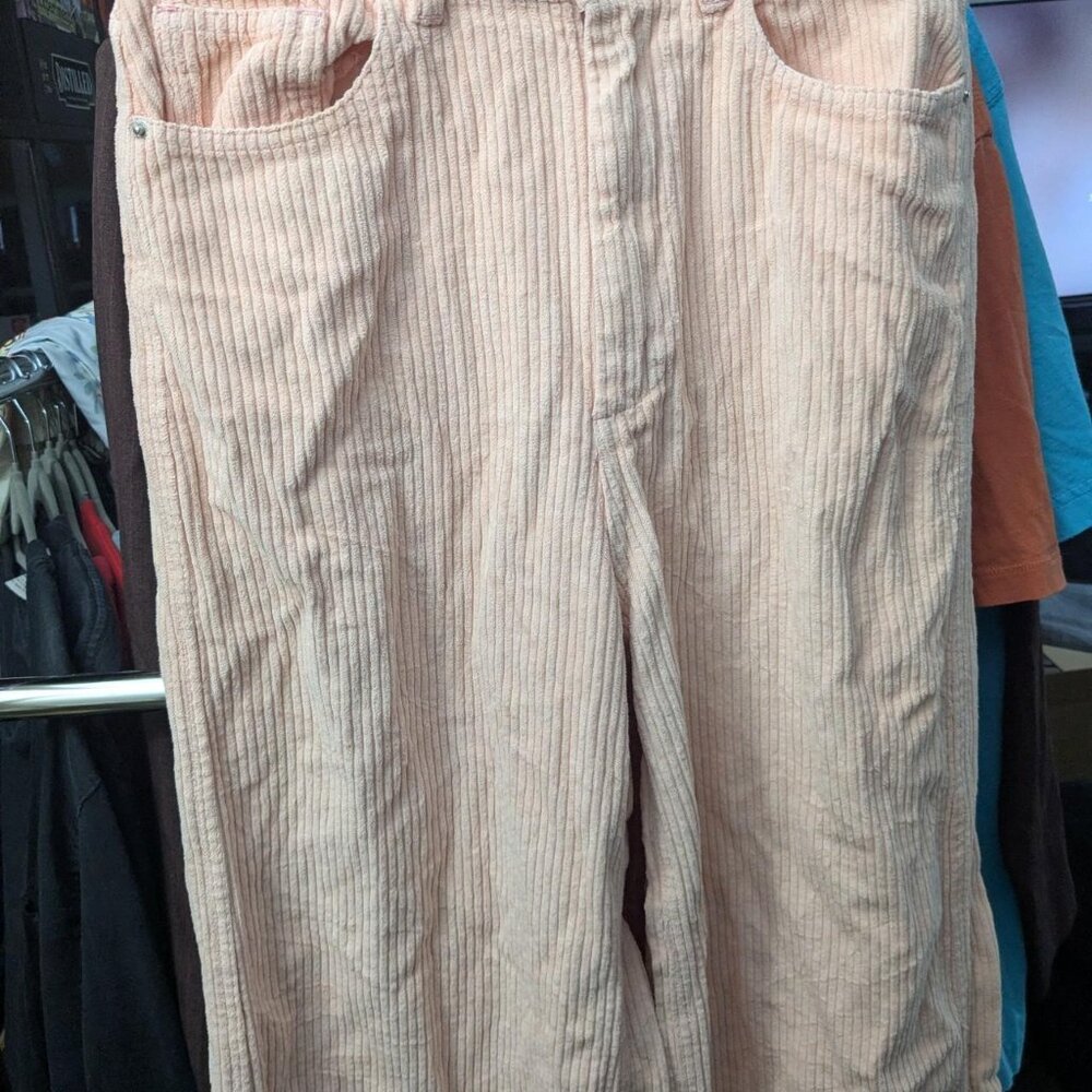 BDG Urban Outfitters Light Pink Corduroy A-Wide Pants Size 4